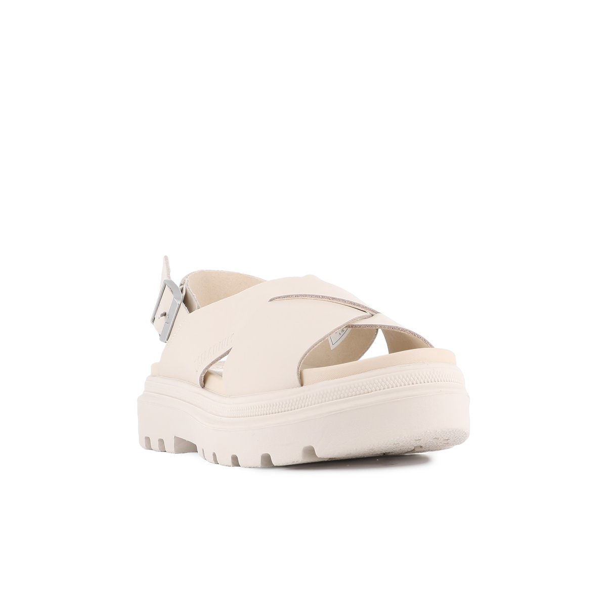 Sandales en cuir PALLACRUISE CROSSED -almond milk, PALLADIUM
