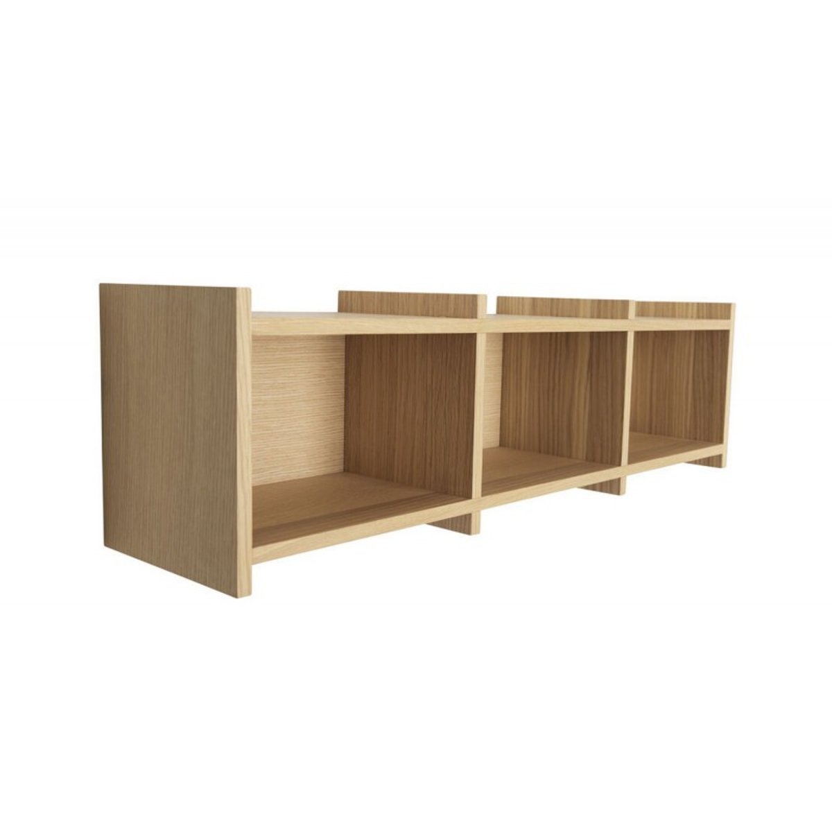 Etagère murale bois scandinave Focal bois clair, HUBSCH