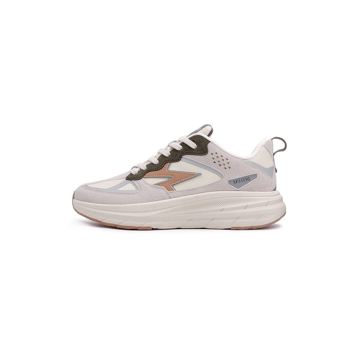 Baskets sportwear à semelle épaisse et design contrasté DYNASTY off white, DEELUXE