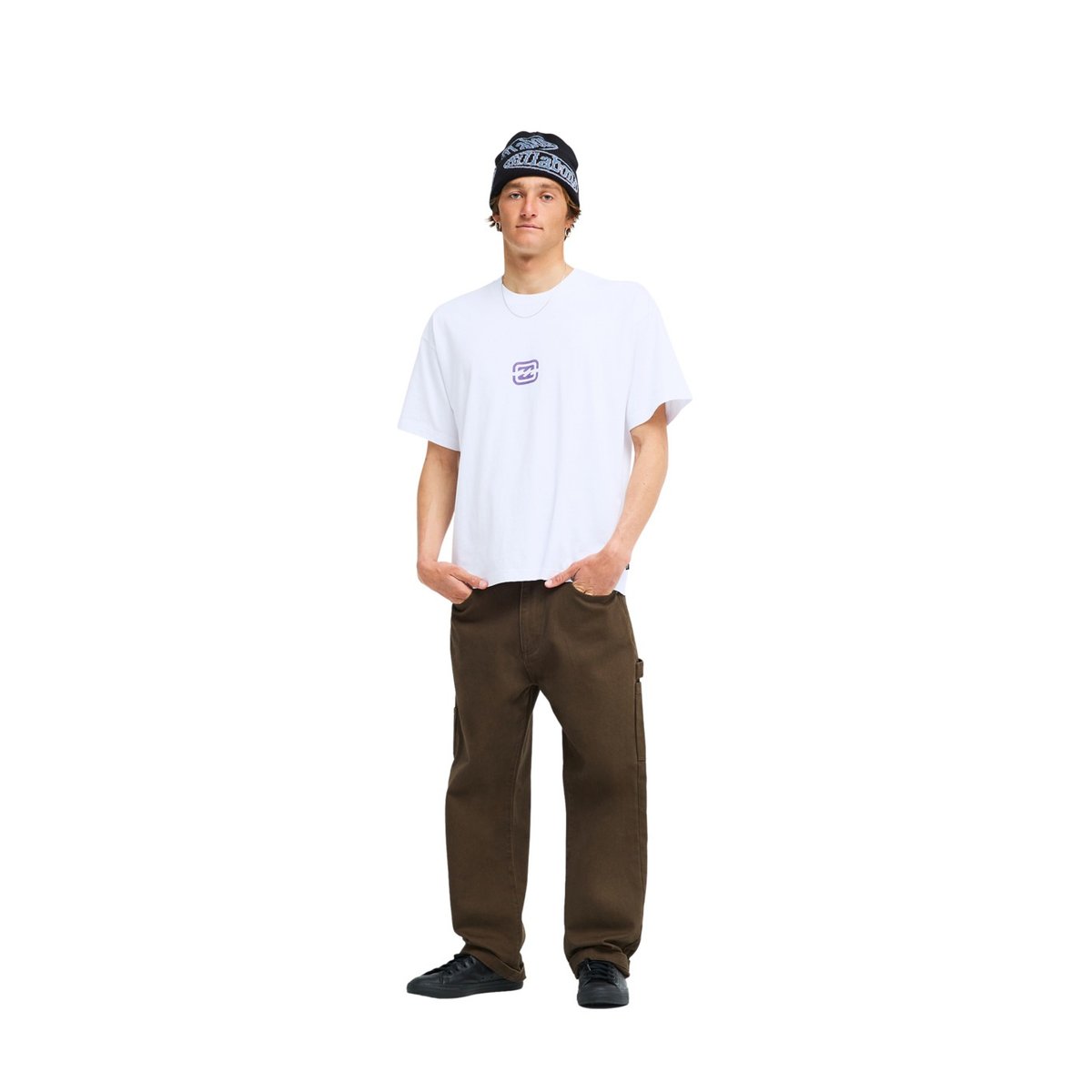 T shirt manches courtes BRACKET OG blanc white, BILLABONG