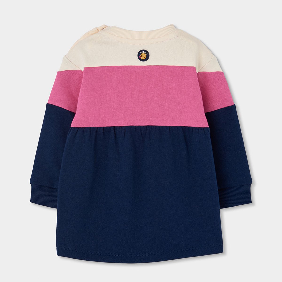 Ensemble en maille fille imprimé bleu, BOBOLI