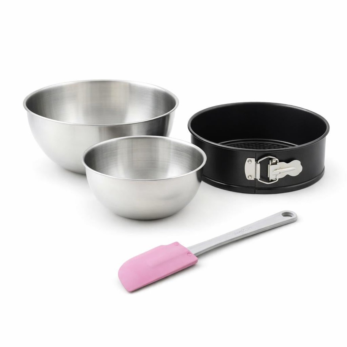 Set de 4 ustensiles de pâtisserie moule à gâteaux 2 bols noir, ZENKER