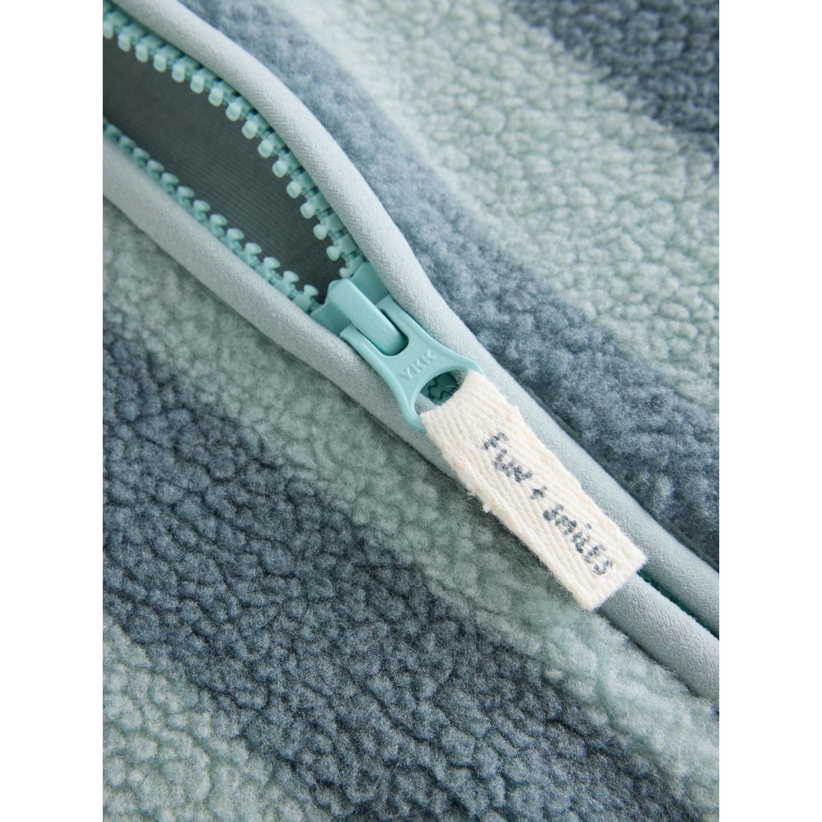 Veste bébé zippée en polaire rayures bleues, NEXT