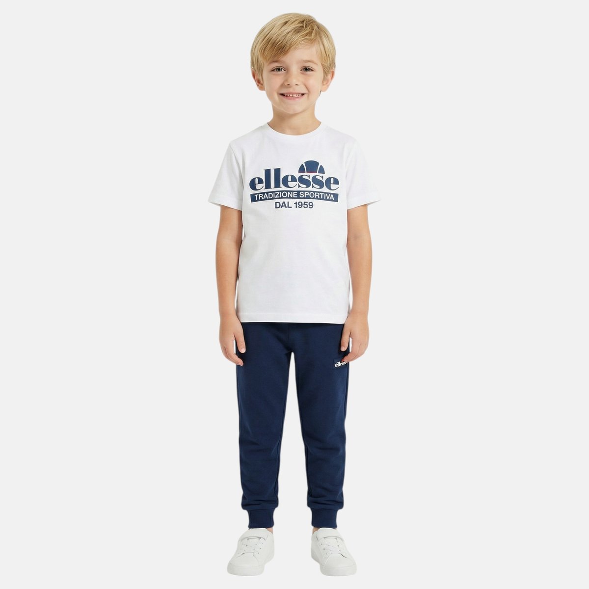 Lot de 2 t-shirts manches courtes et pantalon de jogging TEAM bleu marine, ELLESSE