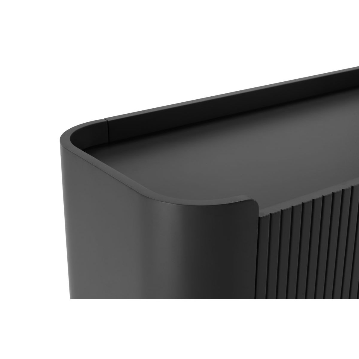 Buffet  en MDF  portes 100 cm, JAY noir, BOBOCHIC