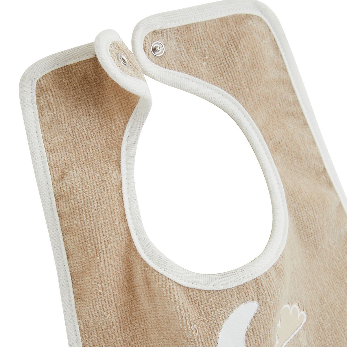 Lot de 3 bavoirs bébé Eliah ecru, PETIT BEGUIN