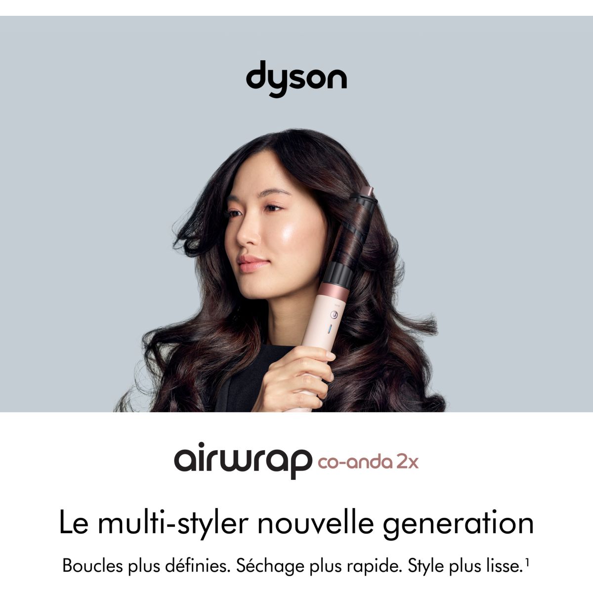 Fer multistyle Airwrap Co-anda 2x Cheveux bouclés à frisés Rose Céramique couleur unique, DYSON