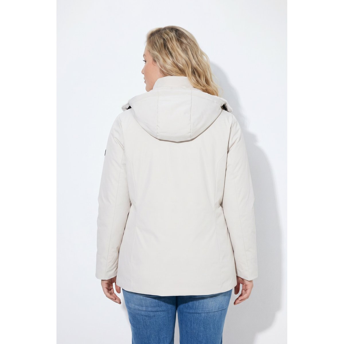 Veste HYPRAR, col montant, capuche amovible sable clair, ULLA POPKEN