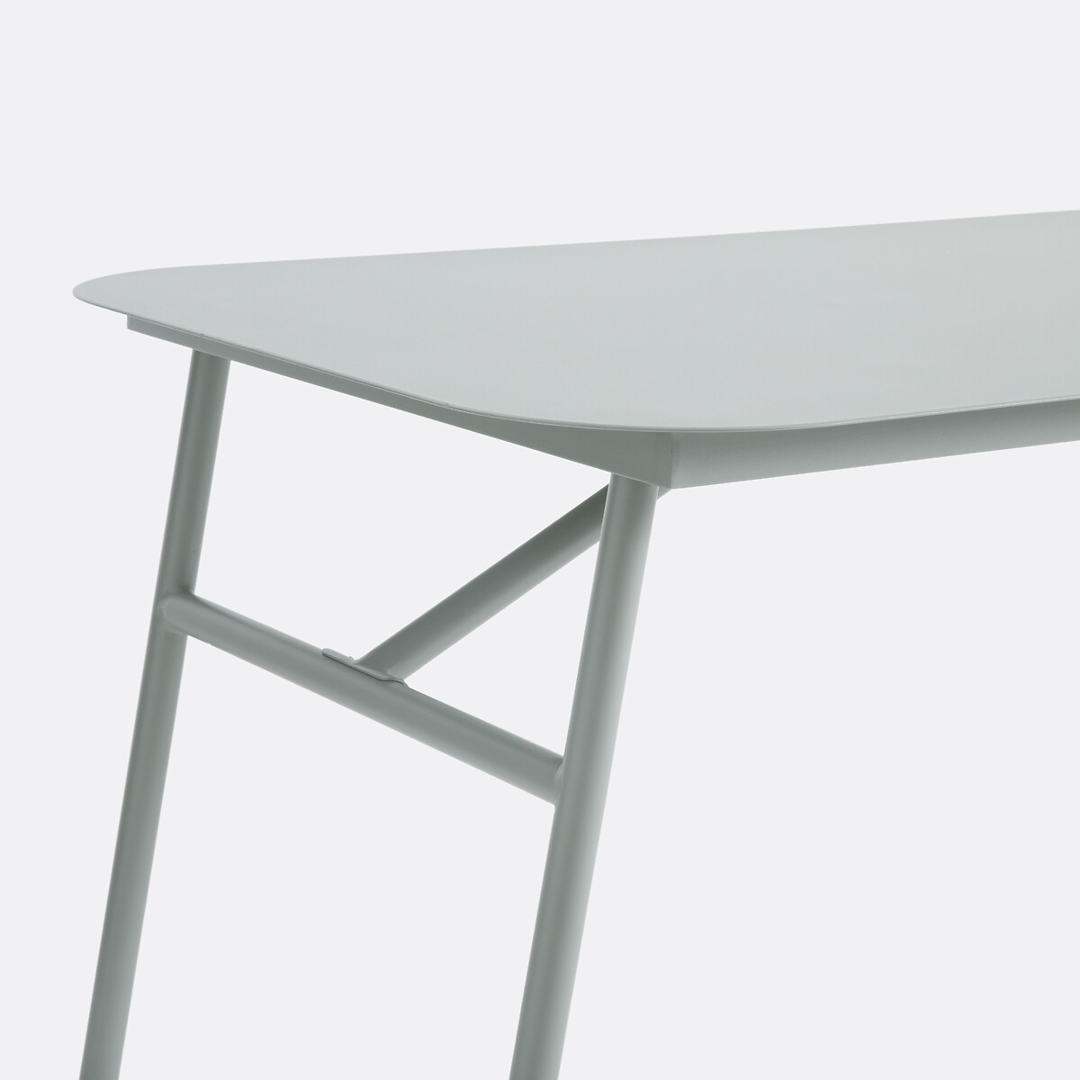 Table de jardin, pliable, en métal acier, HANSO vert, LA REDOUTE INTERIEURS