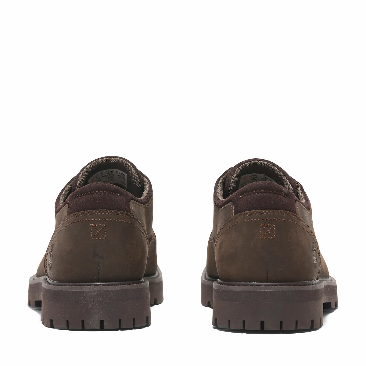 Leren derby's BRITTON ROAD LACE UP donkerkastanje, TIMBERLAND