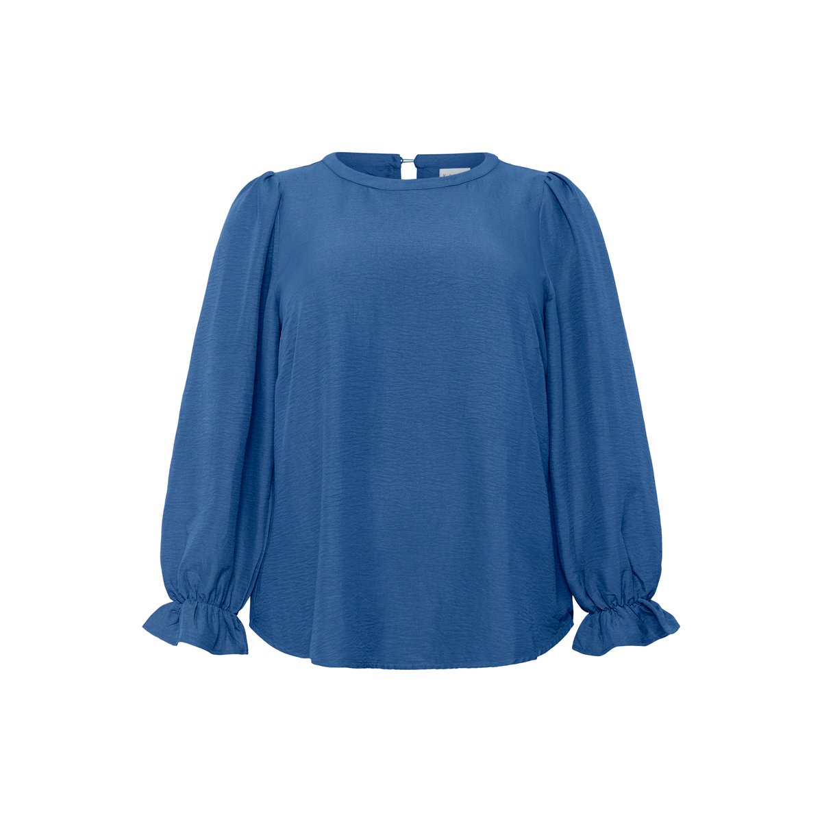 Long sleeved blouse bleu ensign blue, KAFFE CURVE