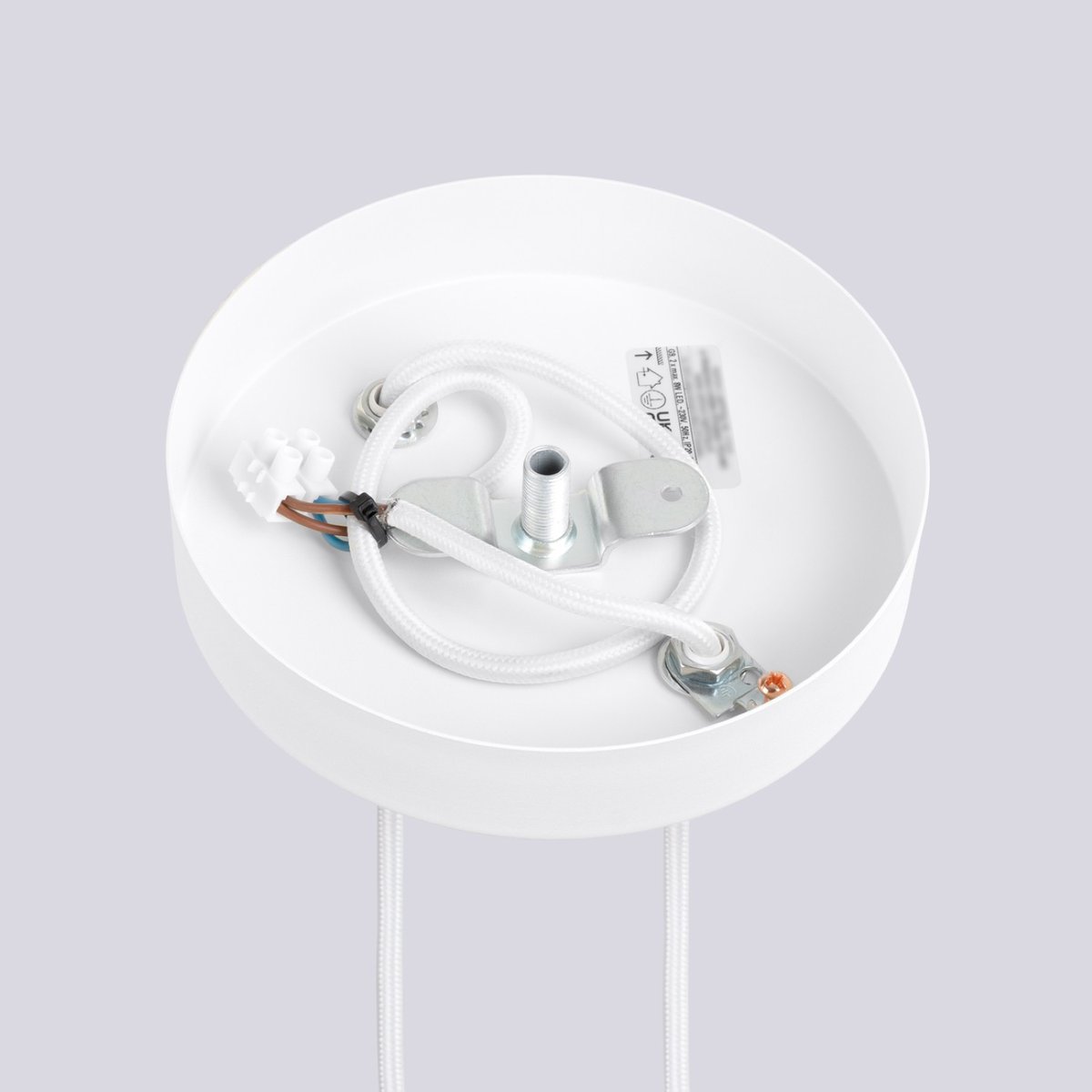 Suspension Aluminium Blanc G9 2 Halo blanc, EDEN