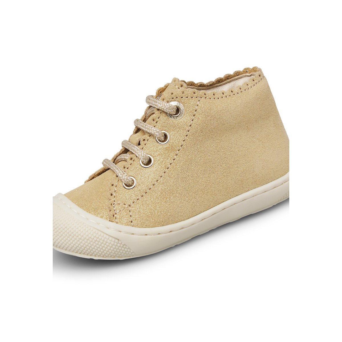 Chaussures premiers pas en suède COTTINS platine-, NATURINO