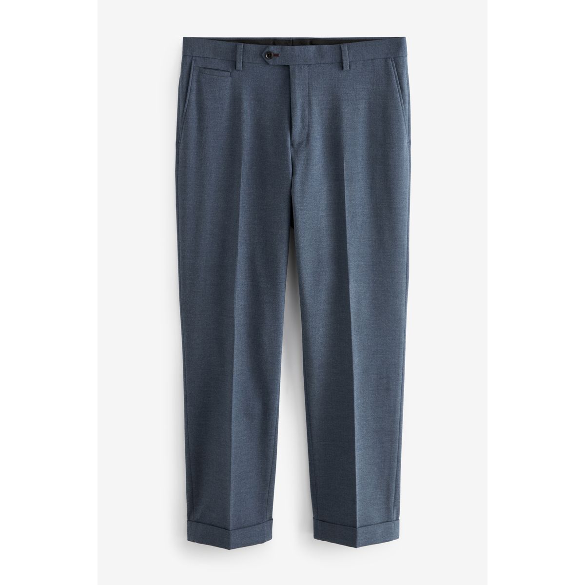 Pantalon de costume ajusté à chevrons bleu vif, NEXT