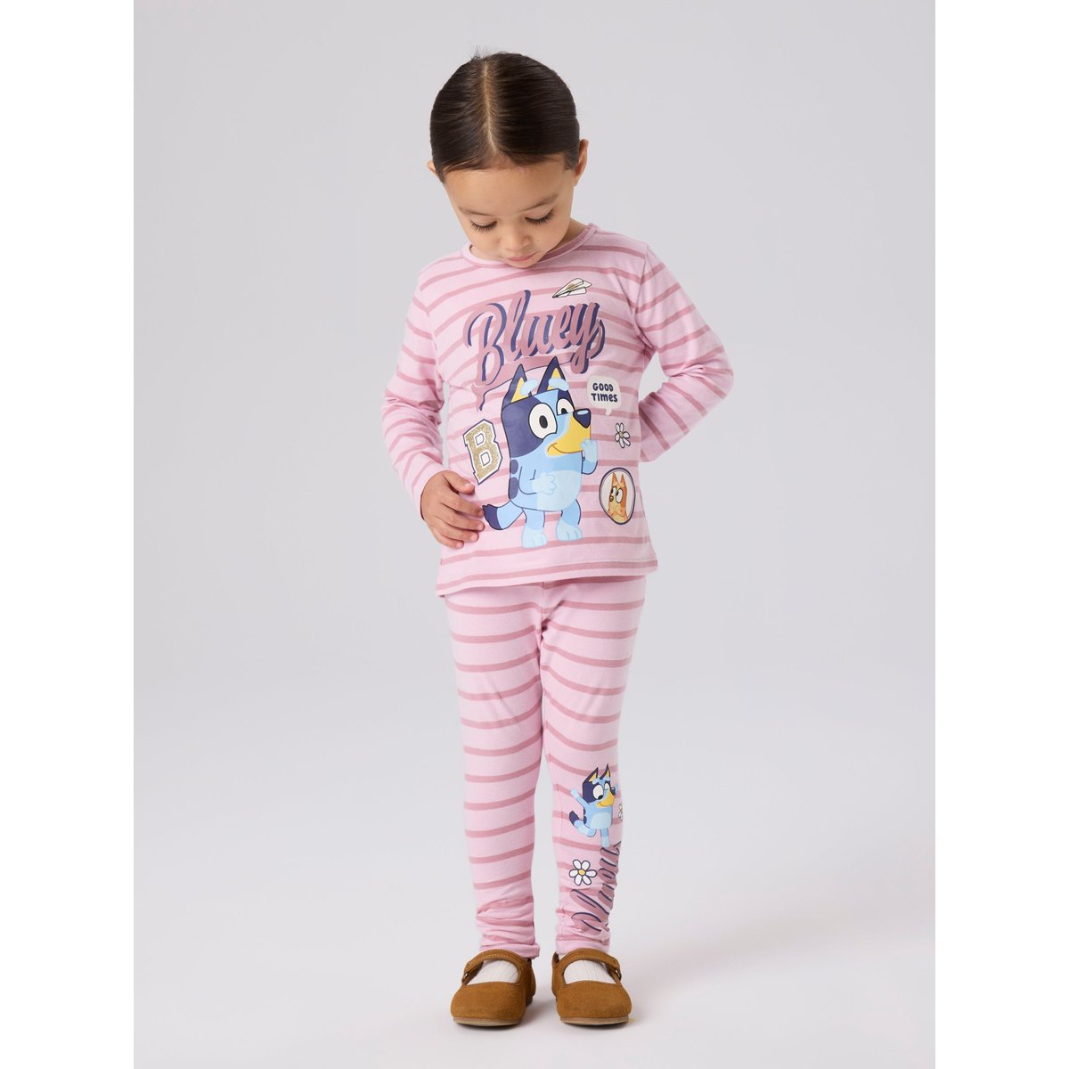 Leggings Bluey rose - pirouette, NAME IT