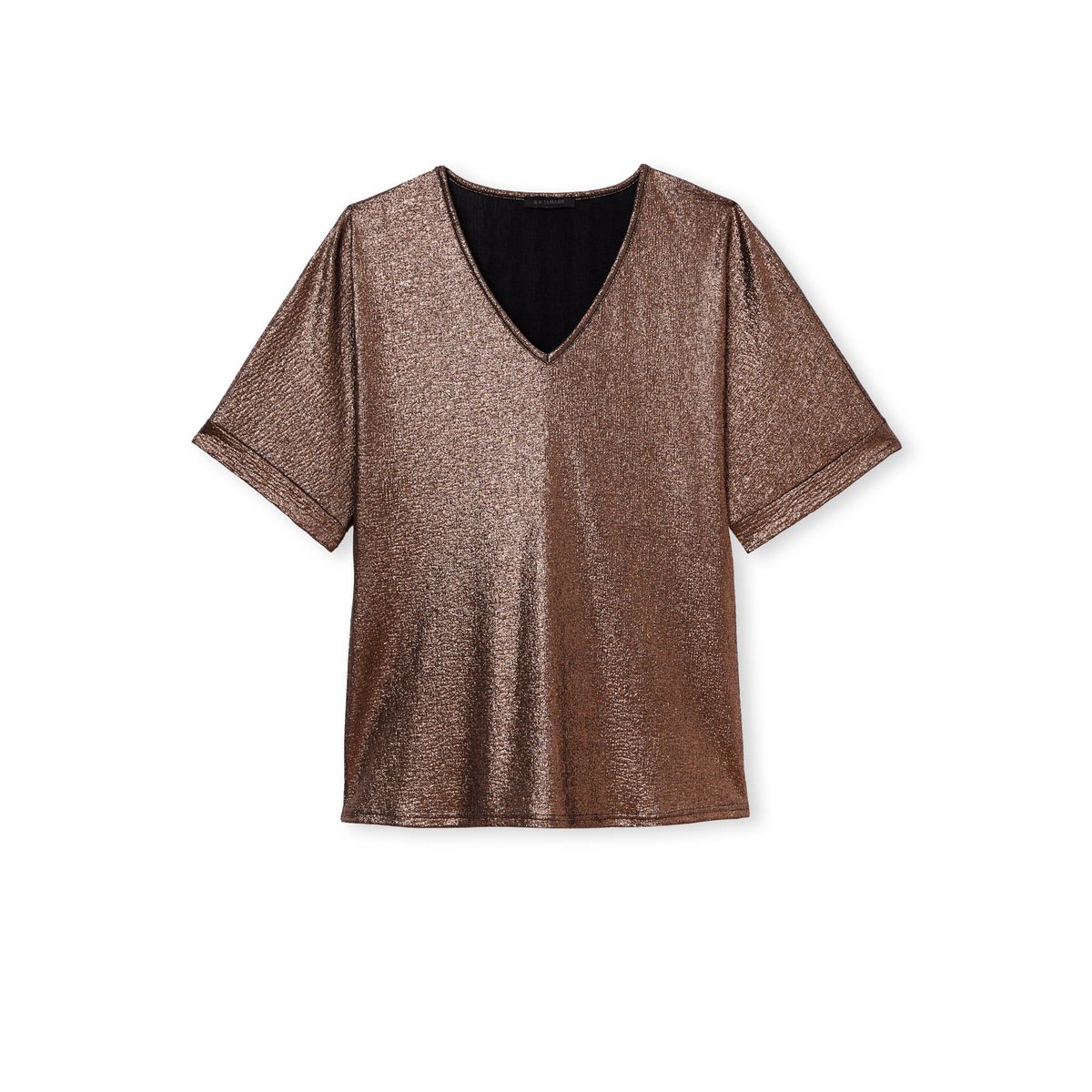 Tee-shirt irisé chocolat, DAXON