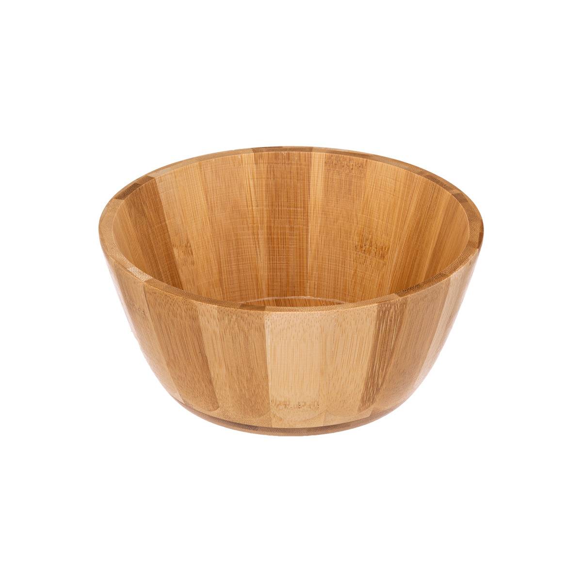 Saladier rond en bambou beige, 5FIVE SIMPLY SMART