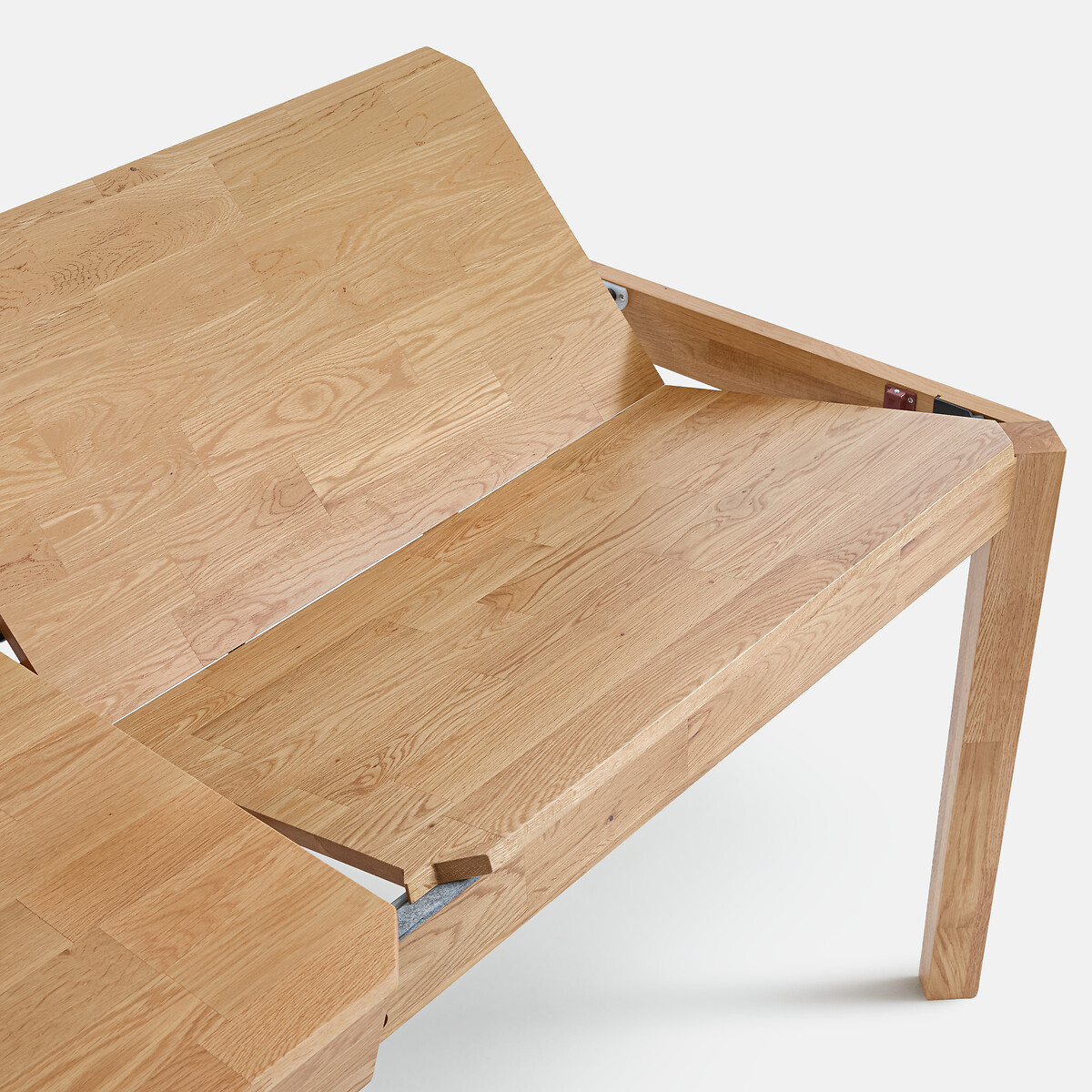 Table à manger, extensible, en chêne, 6 à 10 personnes, NEODELITO coloris chêne, LA REDOUTE INTERIEURS