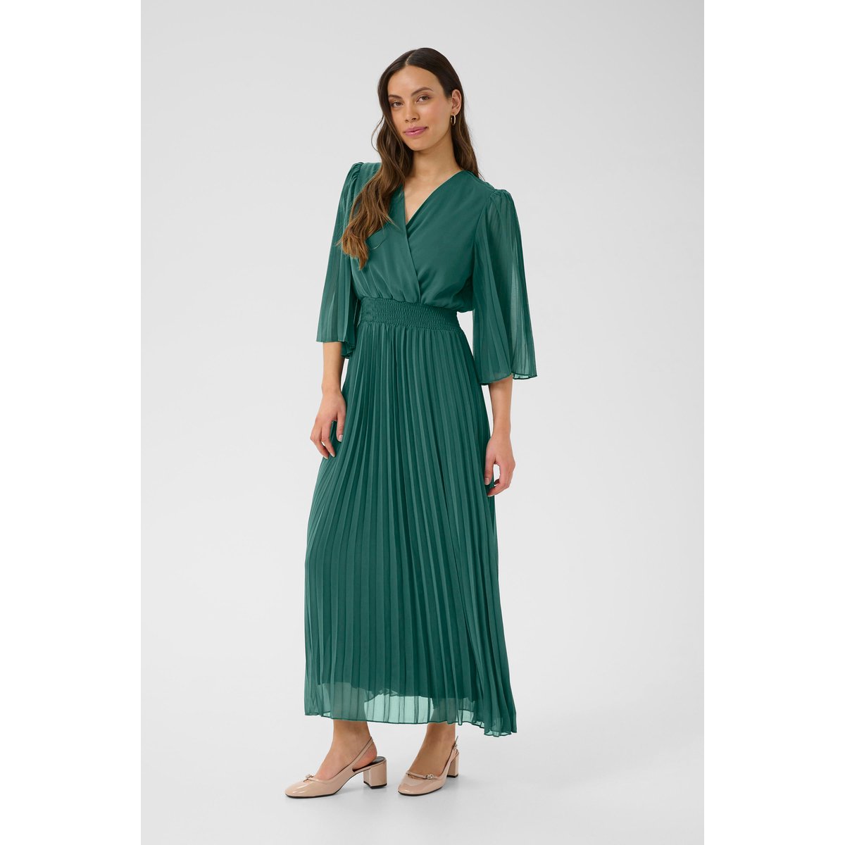 Robe vert posy green, CREAM