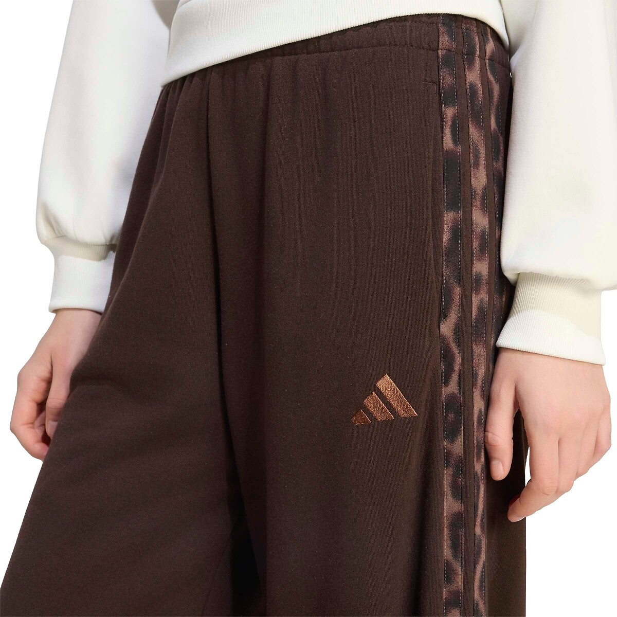 3 Stripes Printed Wide Leg Trousers leopard print, ADIDAS SPORTSWEAR