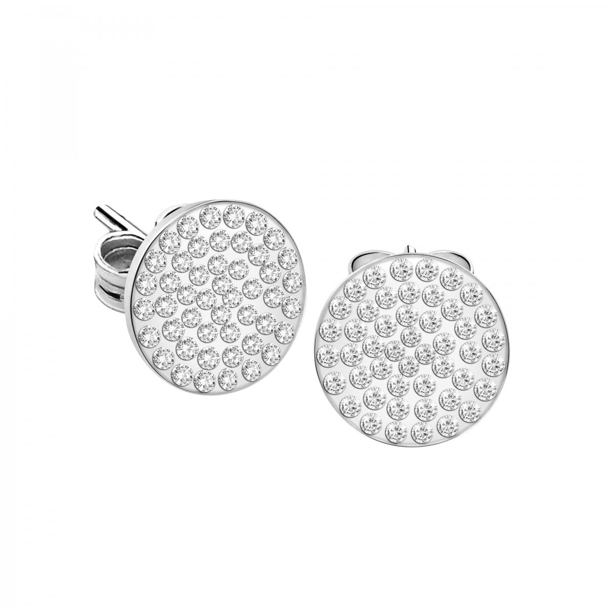 Boucles D'oreilles En Argent 925 Crystal argent, BLUESPIRIT