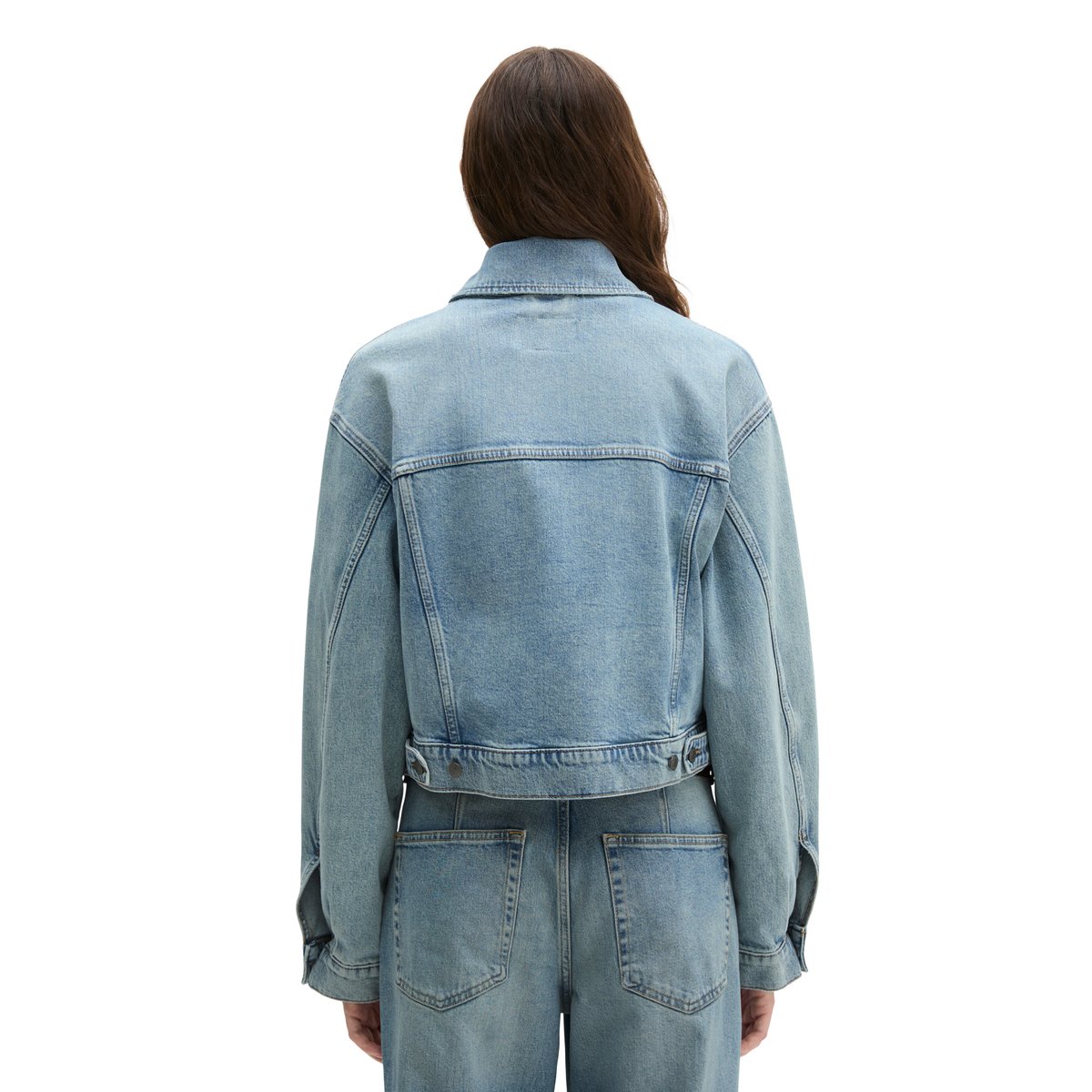 Veste en jean relaxed avec CIRCULOSE bleu clair, MARC O'POLO