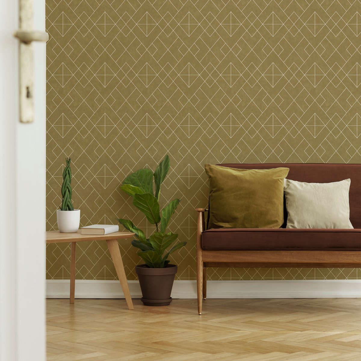 Papier peint Demi ocre, SUPERFRESCO EASY