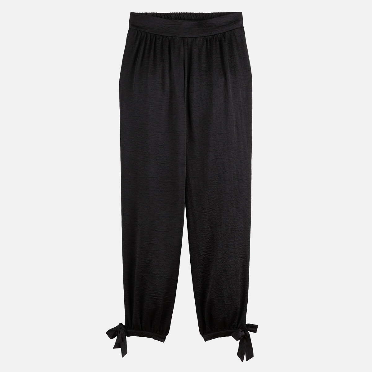 Calças saruel com laços preto , LA REDOUTE COLLECTIONS