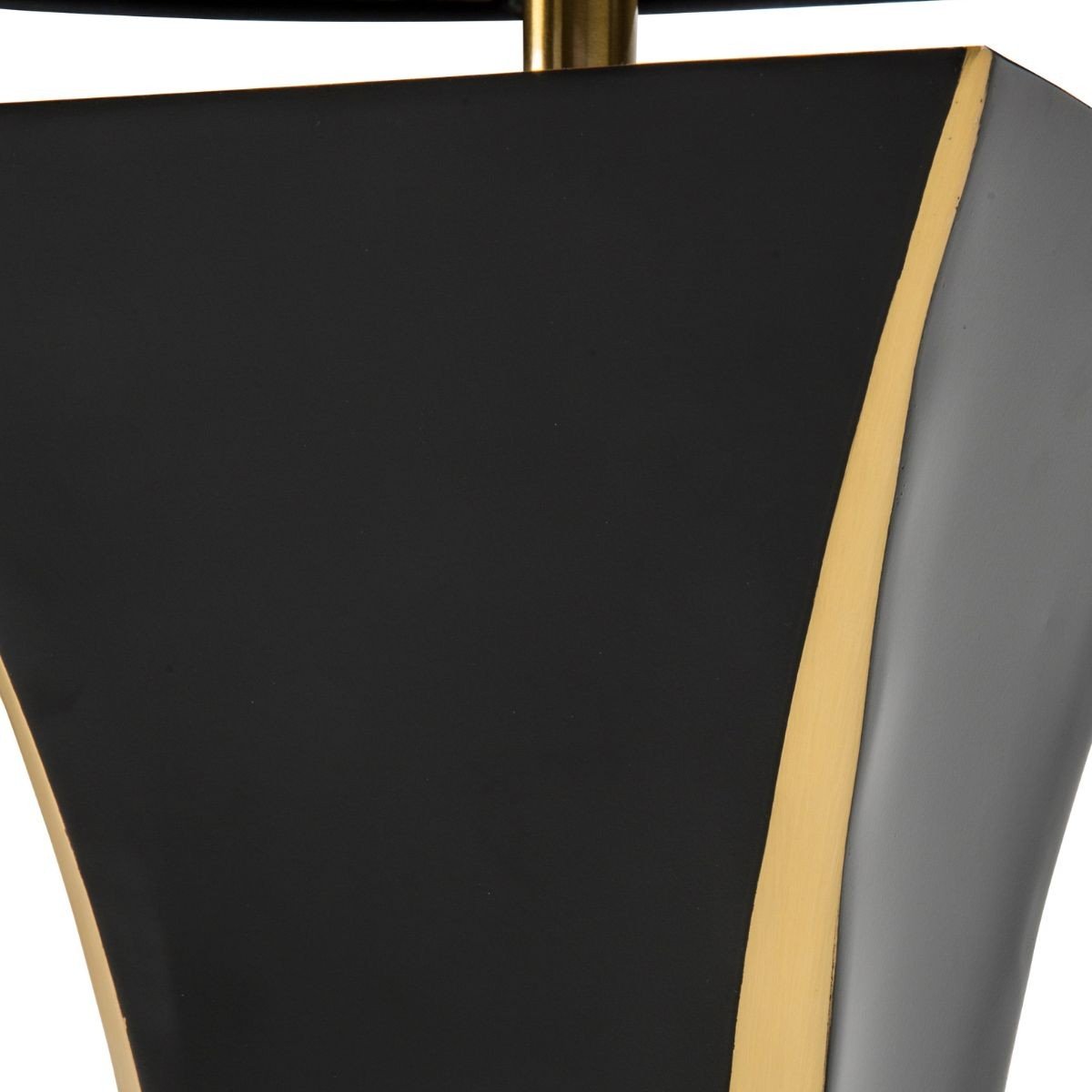 Lampe en métal noire et doré H 62cm - VALERY noir, SIGNATURE