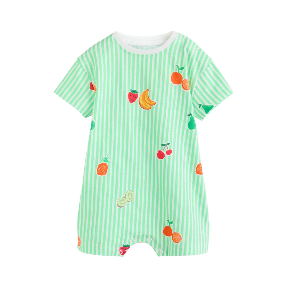 Grenouillères en jersey, lot de 3 impression de fruits bleus, NEXT