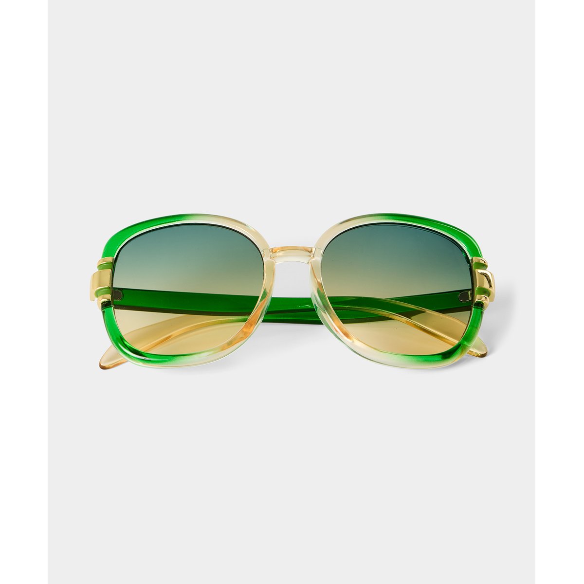 Lunettes de Soleil Rétros Oversize vert, JOE BROWNS