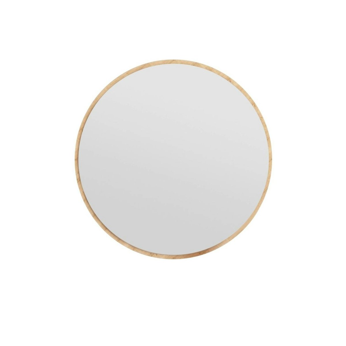 Miroir rond 60 cm CODY chêne, PIER IMPORT
