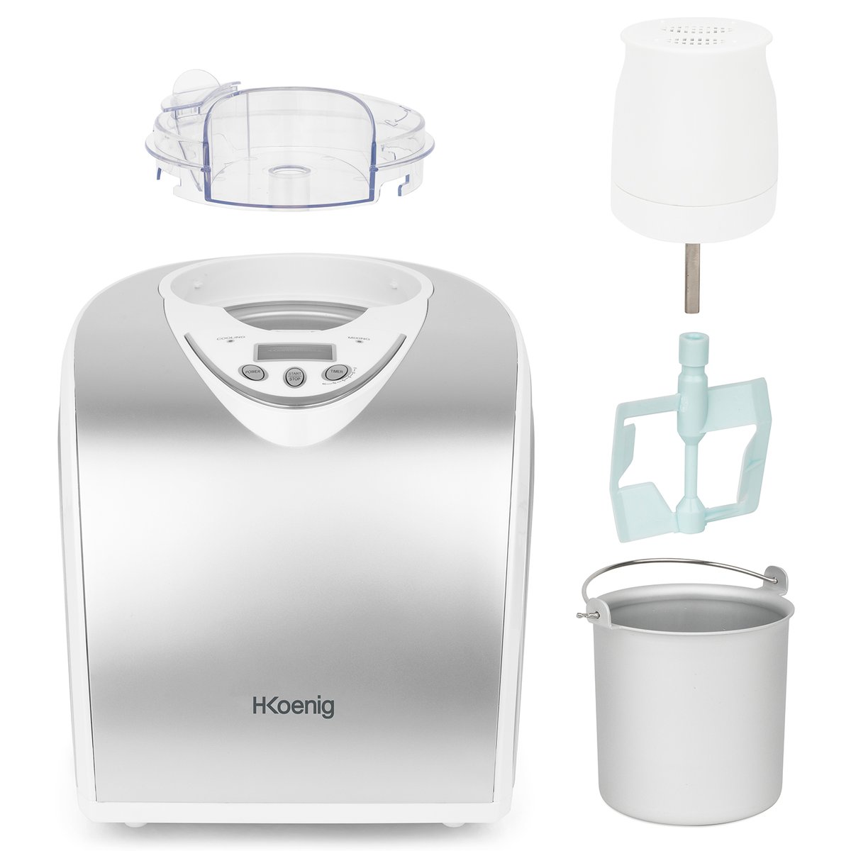 turbine à glace - hf180 inox, H.KOENIG
