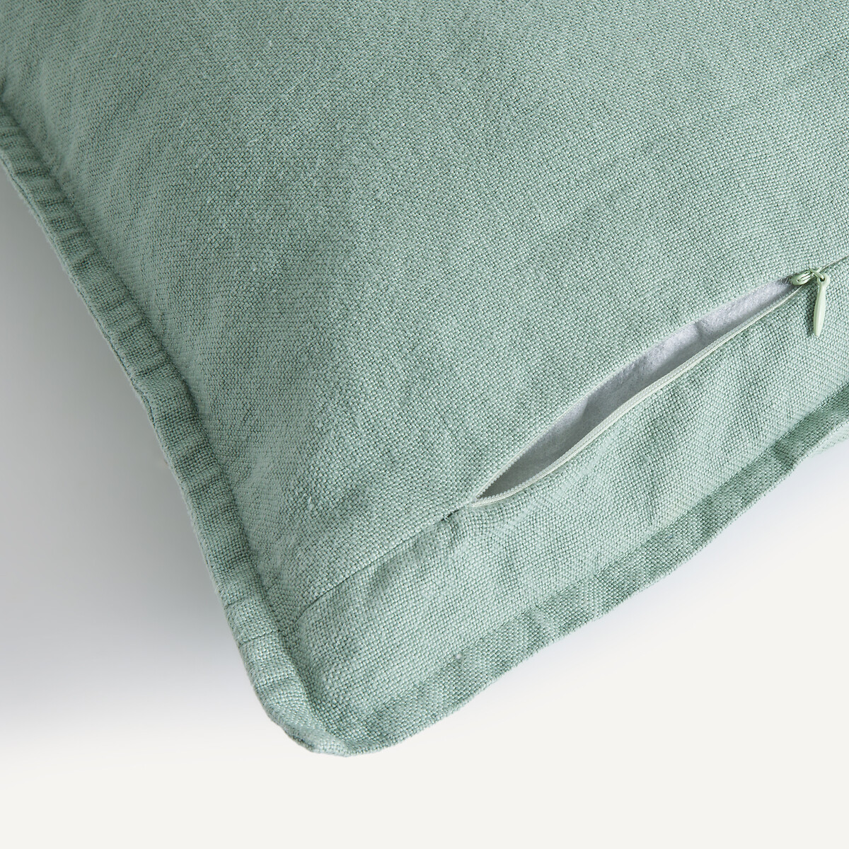 Housse de coussin lin épais, Boreo céladon, AM.PM