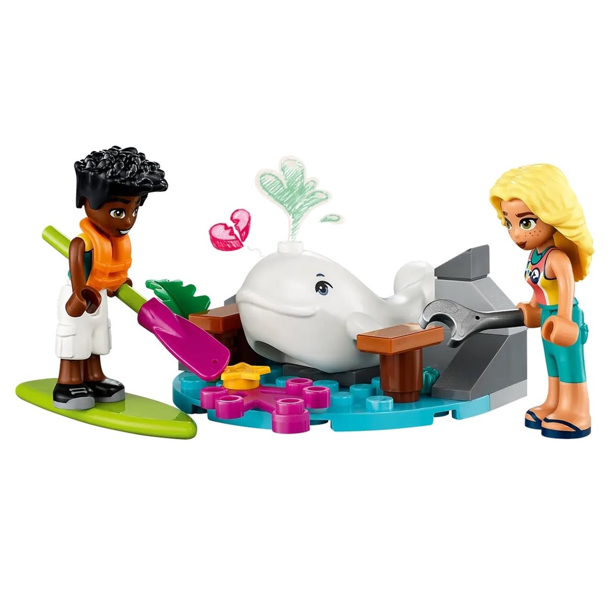 Friends L'hydravion de secours en mer multicolore, LEGO