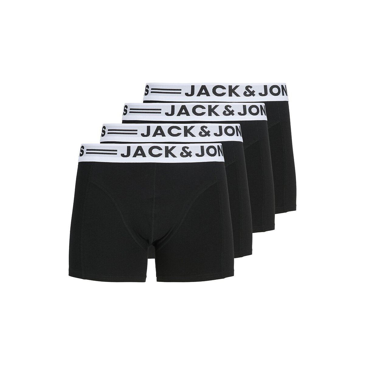 Confezione da 5 boxer nero/bianco, JACK & JONES