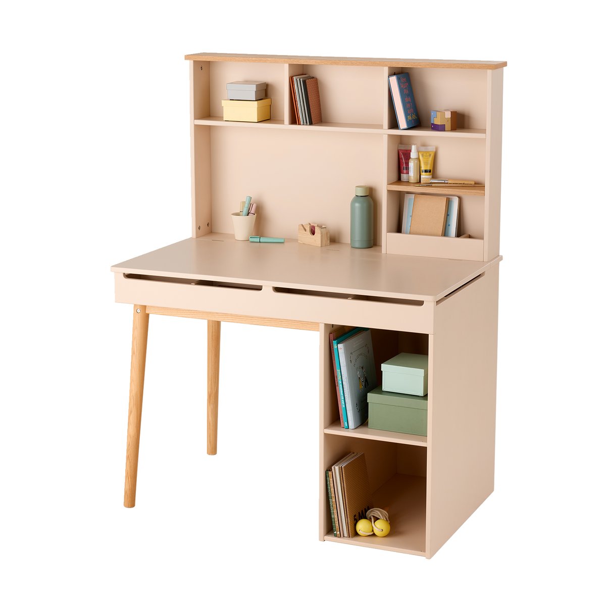 Bureau-coiffeuse enfant BLUSH rose pâle, VERTBAUDET