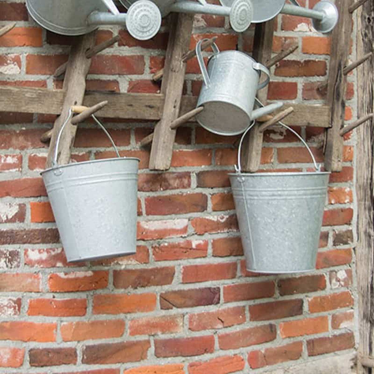 Seau zinc patiné 5 litres couleur unique, ESSCHERT DESIGN