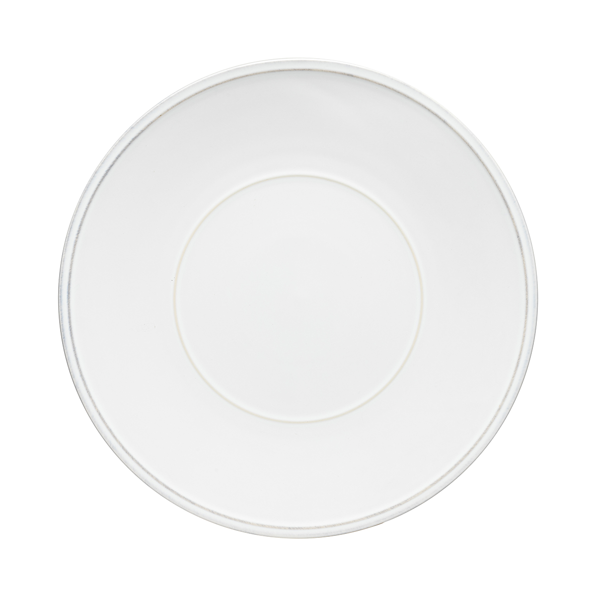 Assiette de présentation/Plat en grès, FRISO blanc, COSTA NOVA