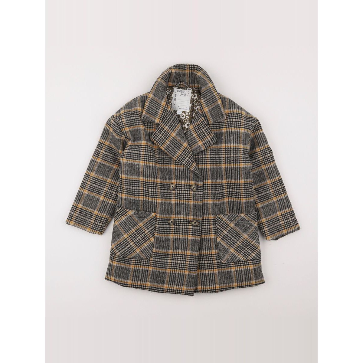 Manteau - Très bon état gris, marron, VERTBAUDET