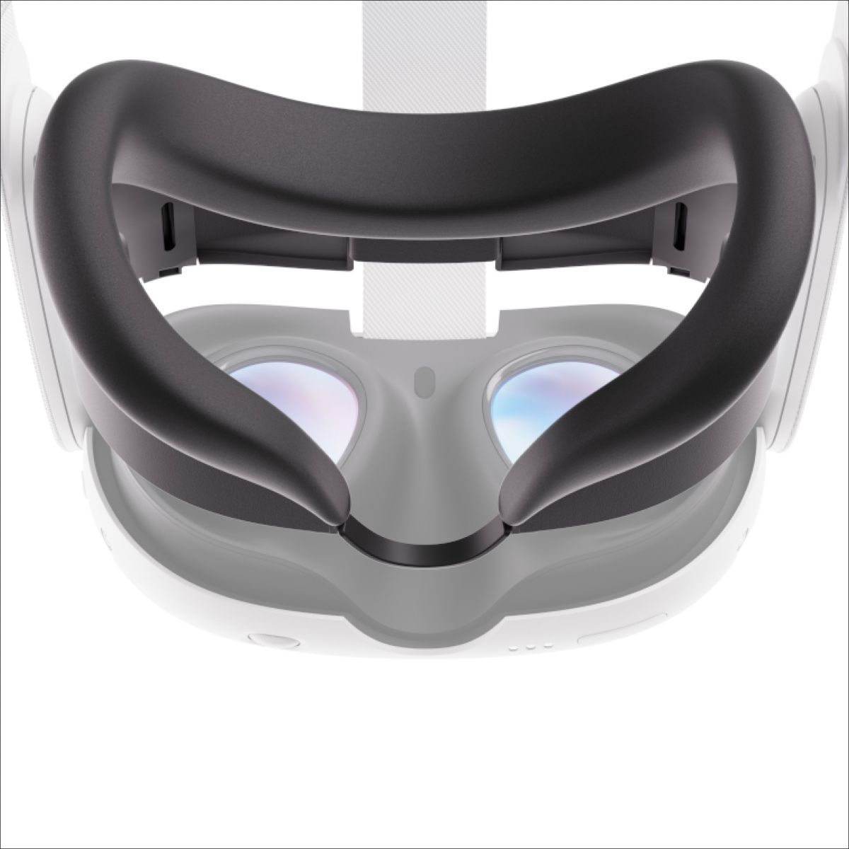 Interface faciale Quest 3 en silicone couleur unique, META