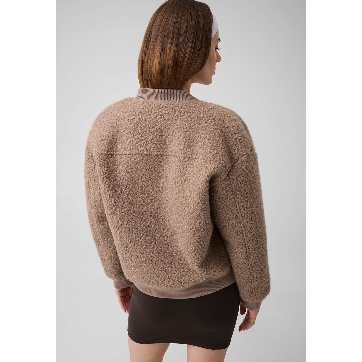 Veste En Sherpa Synthétique beige, GUESS