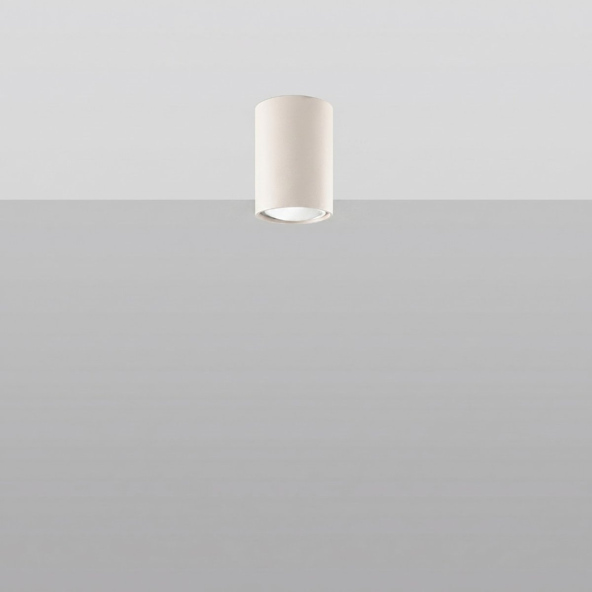 Plafonnier Acier Beige GU10 1 LAGOS beige, EDEN