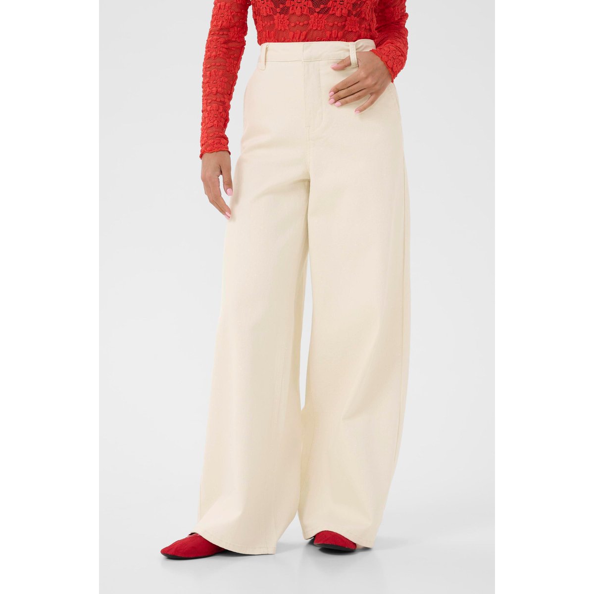 Jeans beige natural sand, CREAM