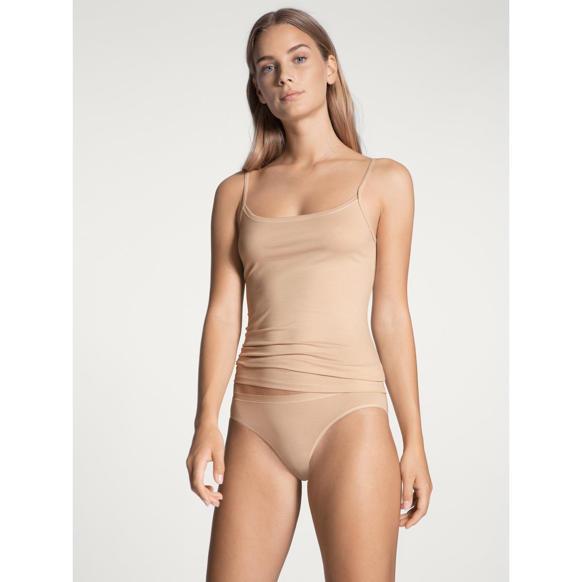 Débardeur à fines bretelles à bretelles Coton NATURAL COMFORT rose teint, CALIDA