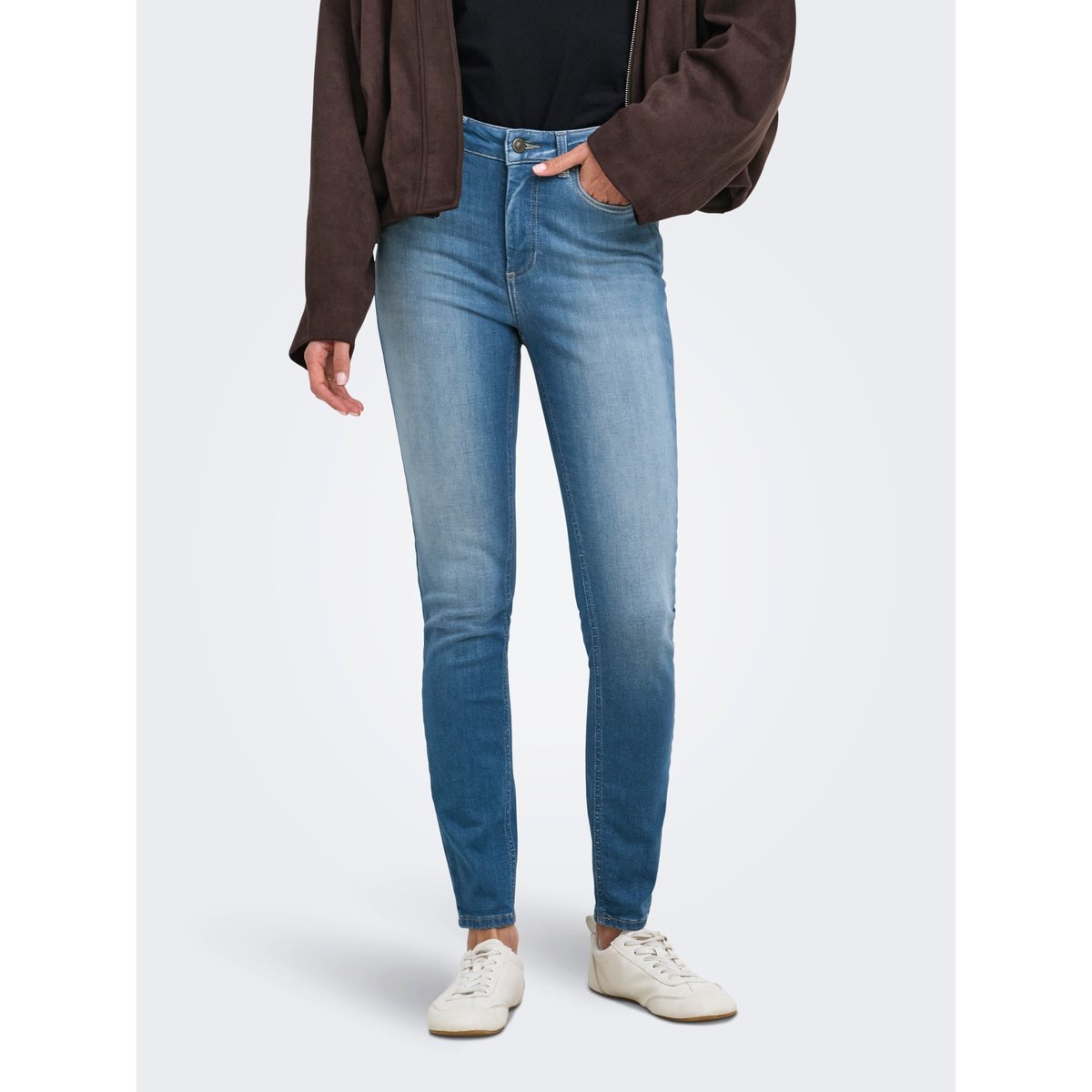 Jean Skinny light medium blue denim, ONLY