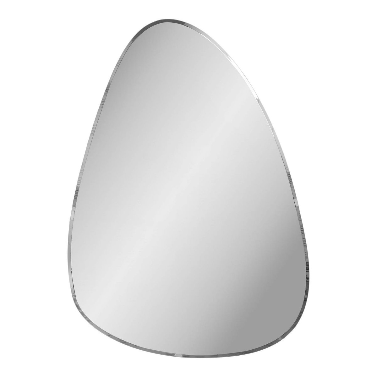 Miroir design organique à facettes 100 cm CODY transparent, PIER IMPORT