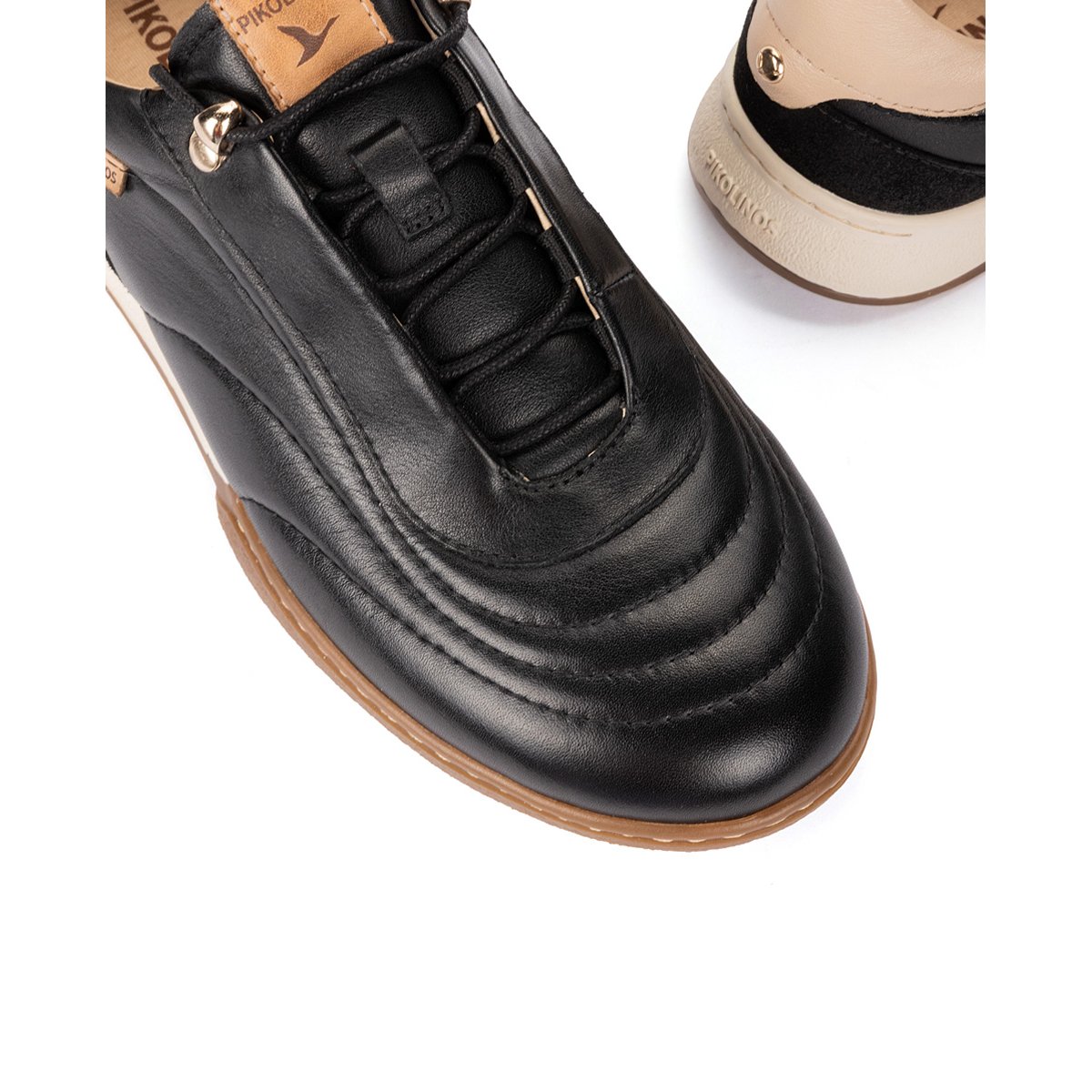 Baskets cuir Viana black, PIKOLINOS