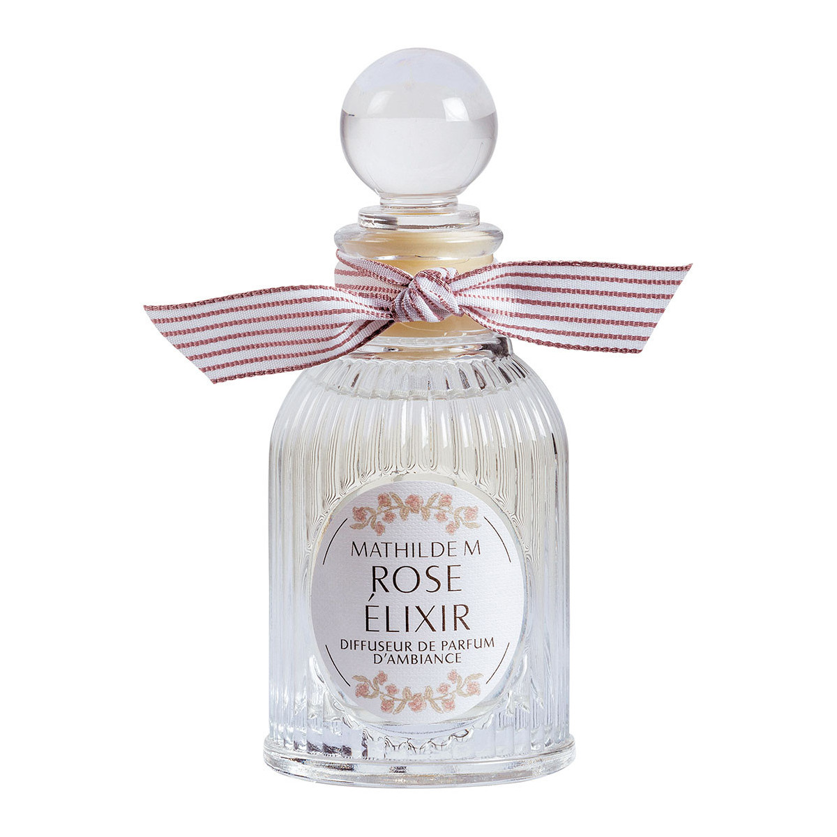 Diffuseur parfum d'ambiance 90 ml - Rose transparent, MATHILDE M