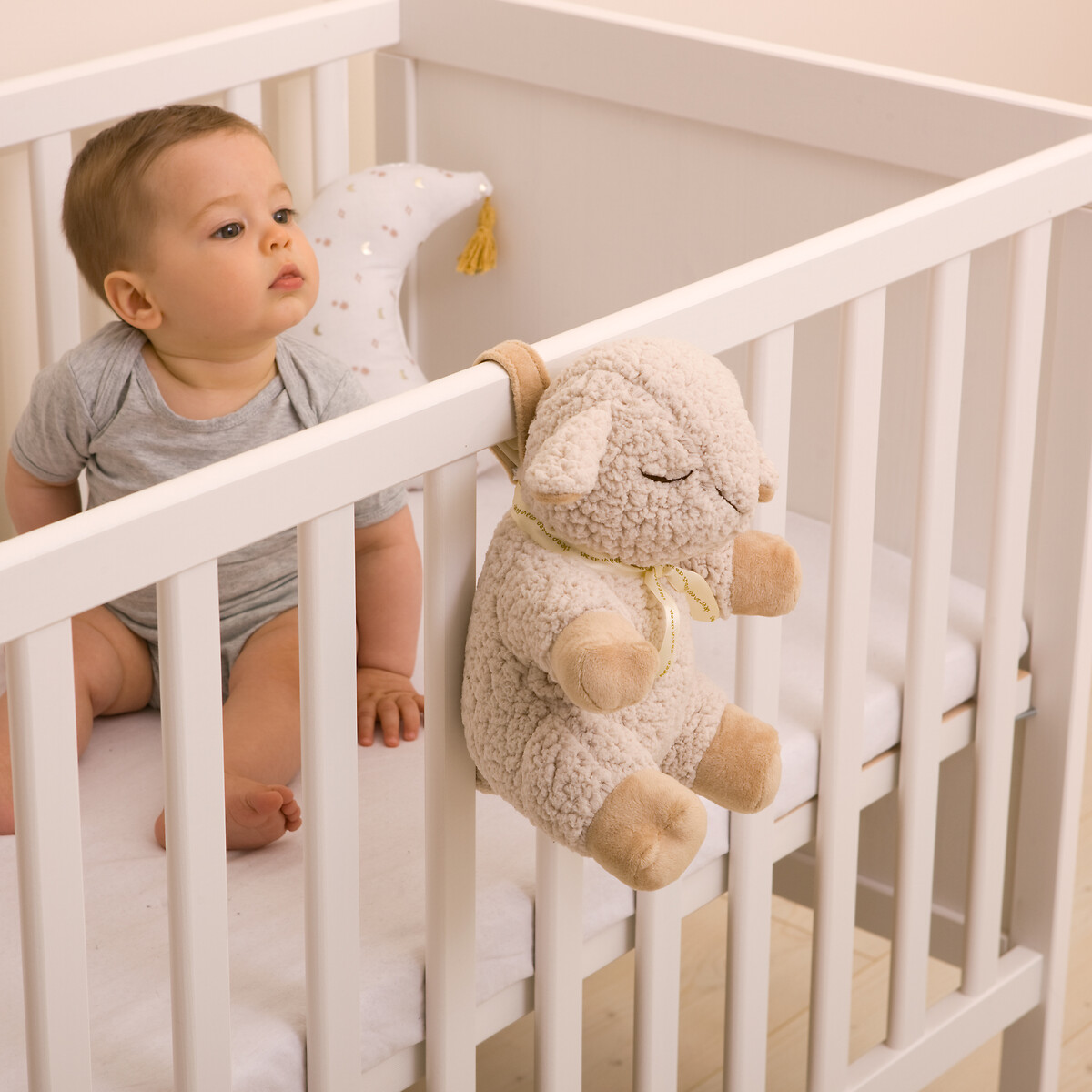 Peluche musicale Sleep sheep 7303-Z8 beige, CLOUD B